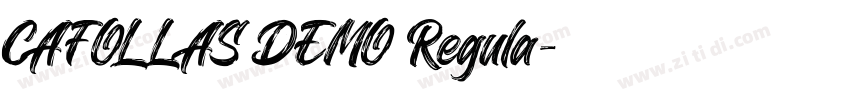 CAFOLLAS DEMO Regula字体转换